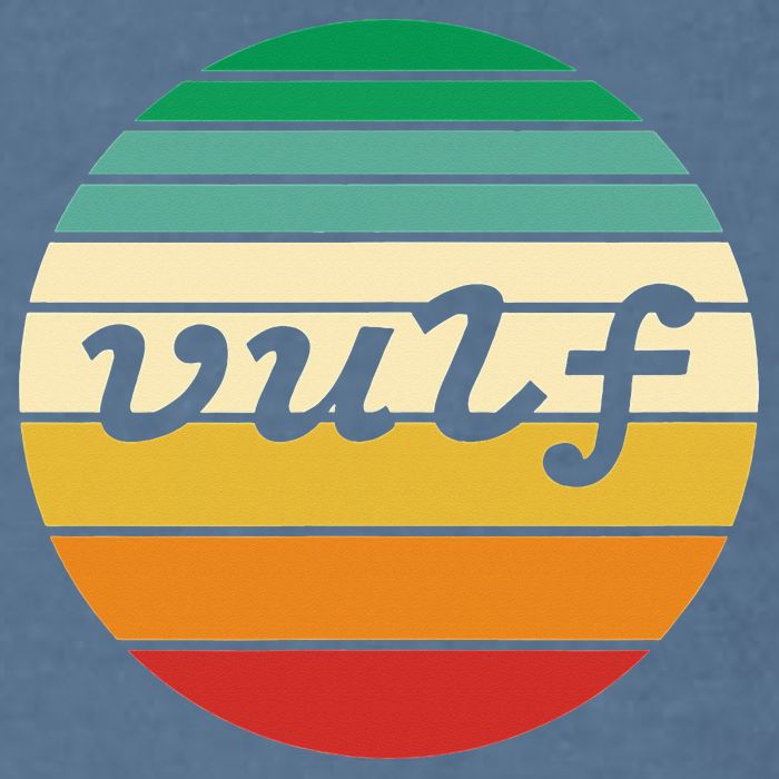 Vulf Retro Sunset Vulfpeck Design Garment-Dyed Sweatshirt
