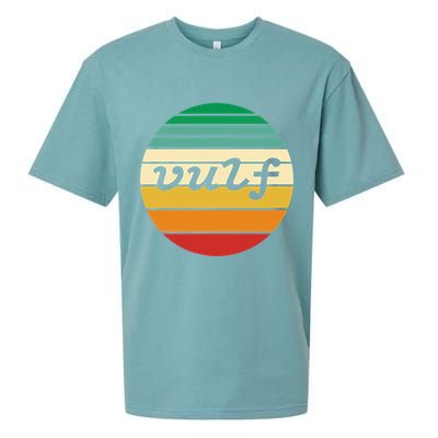 Vulf Retro Sunset Vulfpeck Design Sueded Cloud Jersey T-Shirt