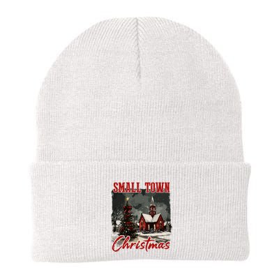 Vintage Retro Small Town Christmas Beanie