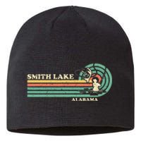 Vintage Retro Summer Fishing Alabama Smith Lake Sustainable Beanie