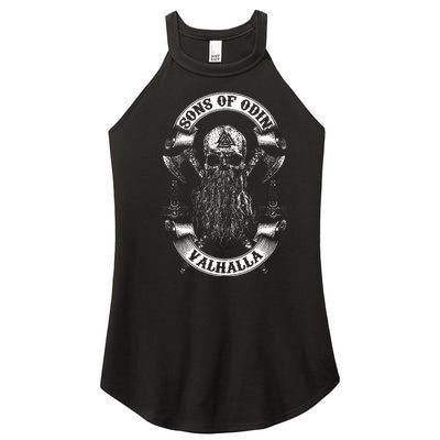 Vikings Rise Sons Of Odin Vikings Nordish Odin Thor Women's Perfect Tri Rocker Tank