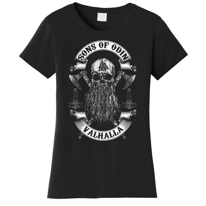 Vikings Rise Sons Of Odin Vikings Nordish Odin Thor Women's T-Shirt