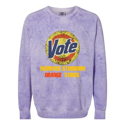 Vote Removes Stubborn Orange Stains Colorblast Crewneck Sweatshirt