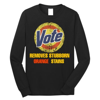 Vote Removes Stubborn Orange Stains Long Sleeve Shirt