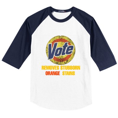 Vote Removes Stubborn Orange Stains Baseball Sleeve Shirt