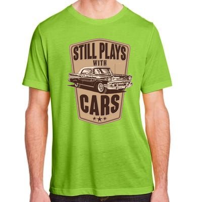 Vintage Retro Still Plays With Cars Adult ChromaSoft Performance T-Shirt