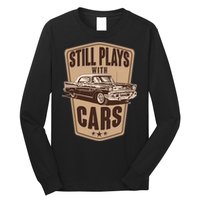 Vintage Retro Still Plays With Cars Long Sleeve Shirt
