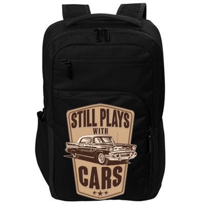 Vintage Retro Still Plays With Cars Impact Tech Backpack