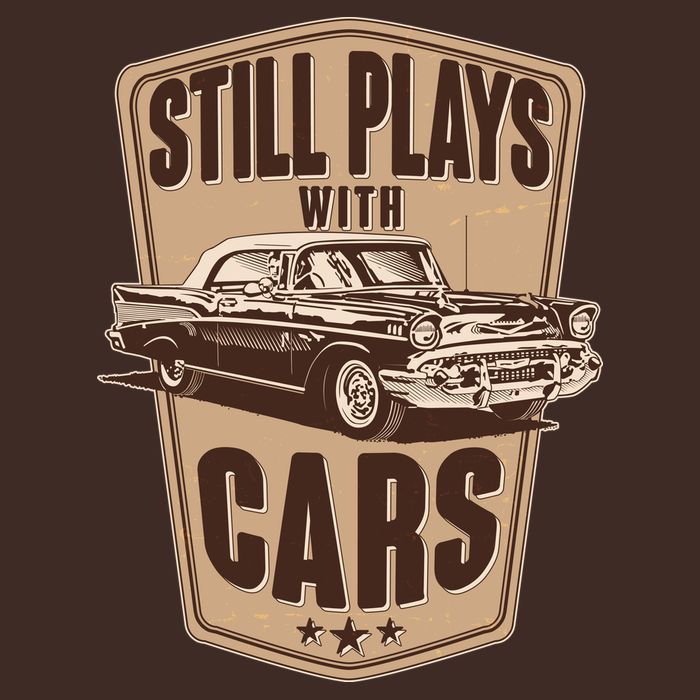Vintage Retro Still Plays With Cars Performance Shirt