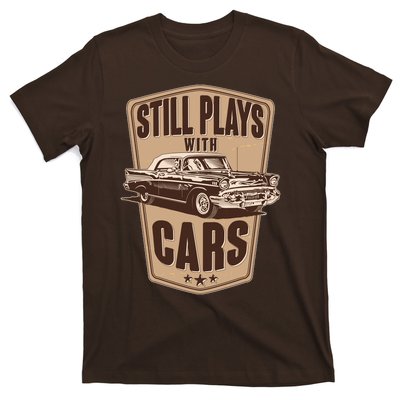 Vintage Retro Still Plays With Cars T-Shirt