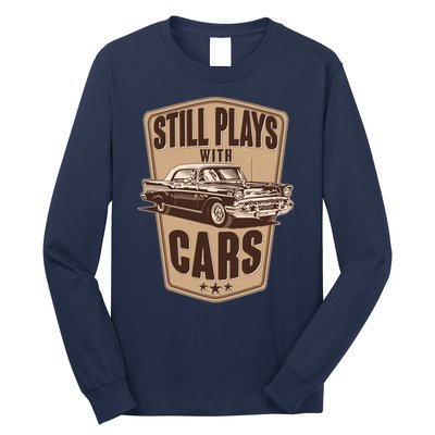 Vintage Retro Still Plays With Cars Long Sleeve Shirt