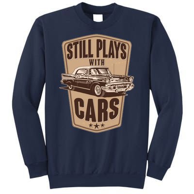 Vintage Retro Still Plays With Cars Sweatshirt