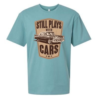 Vintage Retro Still Plays With Cars Sueded Cloud Jersey T-Shirt