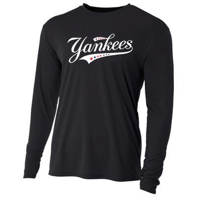 Vintage Retro Style Name Cooling Performance Long Sleeve Crew