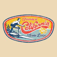 Vintage Retro Surf Style Ucsd Bag