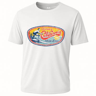 Vintage Retro Surf Style Ucsd Performance Shirt