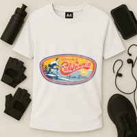 Vintage Retro Surf Style Ucsd Cooling Performance Crew T-Shirt