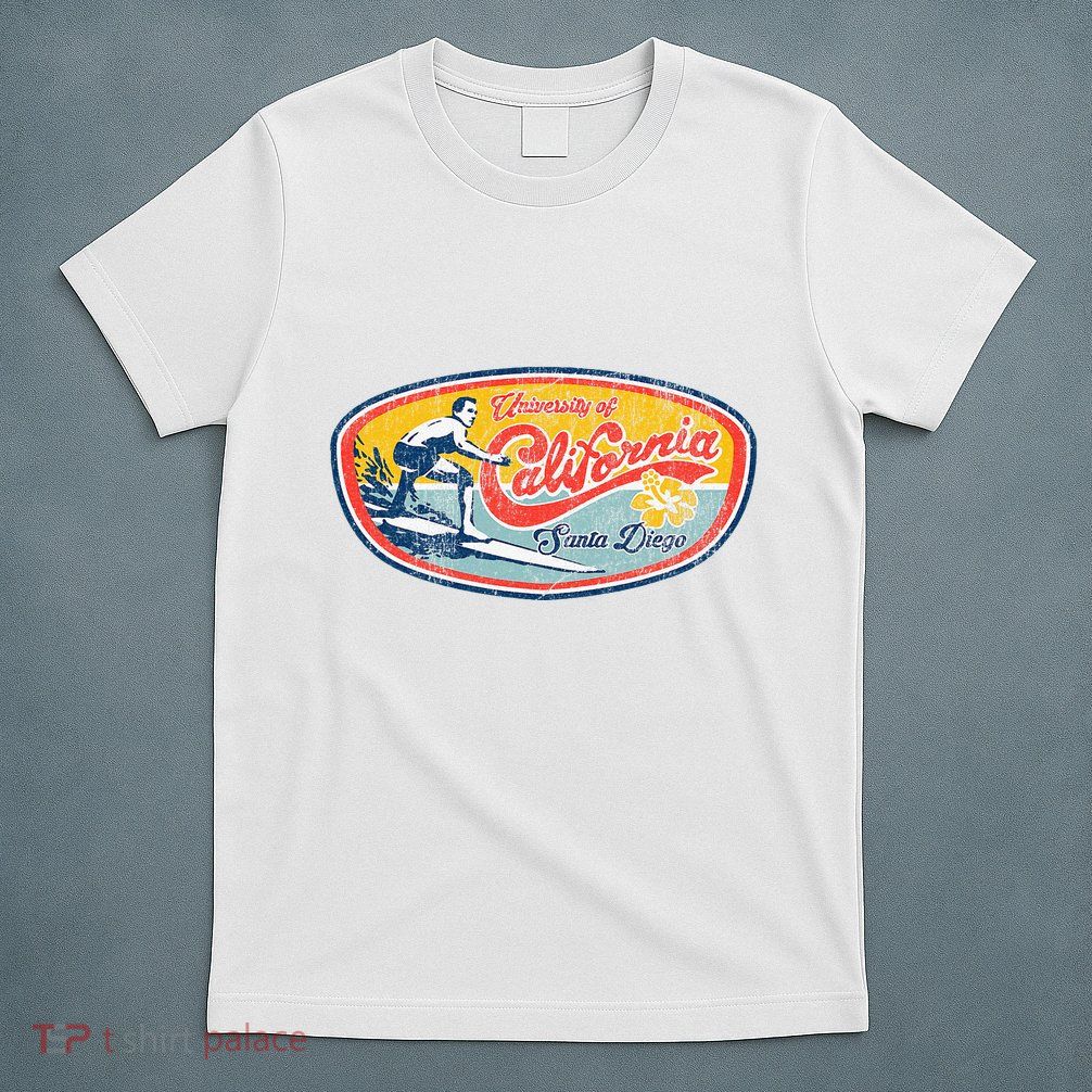 Vintage Retro Surf Style Ucsd T-Shirt
