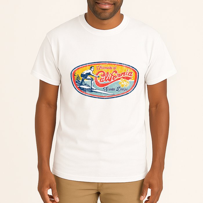 Vintage Retro Surf Style Ucsd Tall T-Shirt