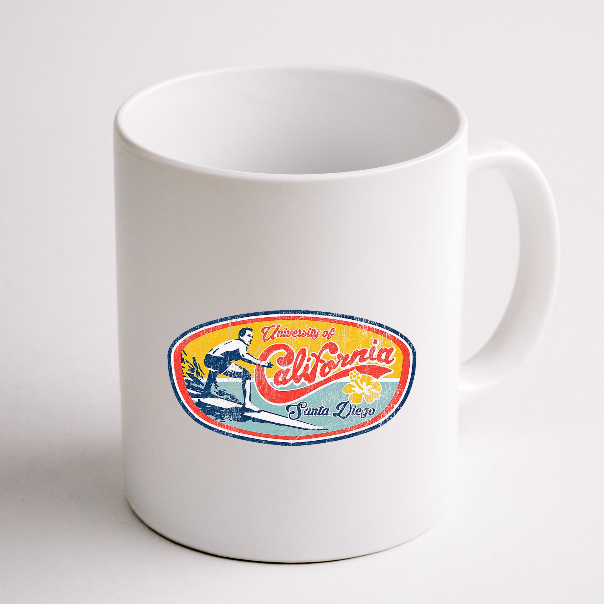 Vintage Retro Surf Style Ucsd Mug
