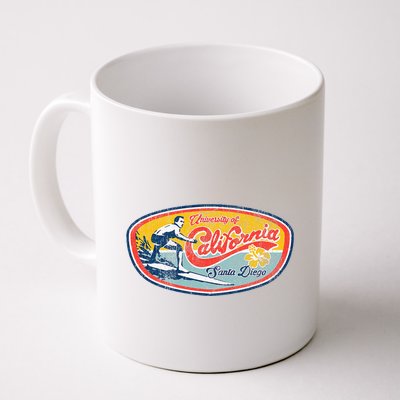 Vintage Retro Surf Style Ucsd Mug