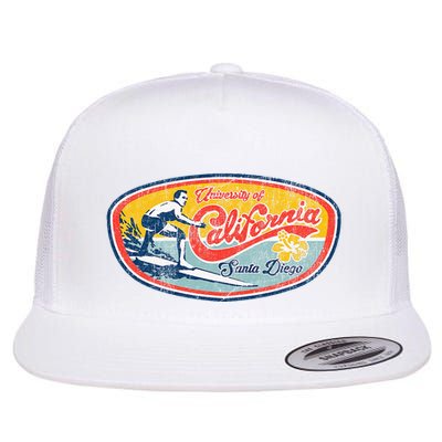 Vintage Retro Surf Style Ucsd Flatbill Hat