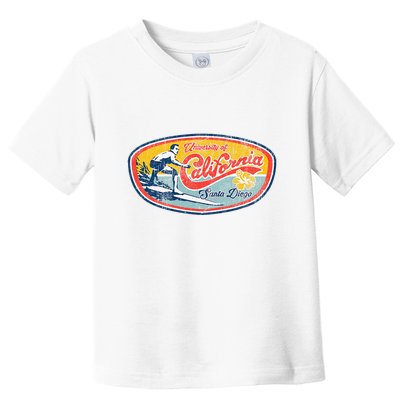 Vintage Retro Surf Style Ucsd Toddler T-Shirt