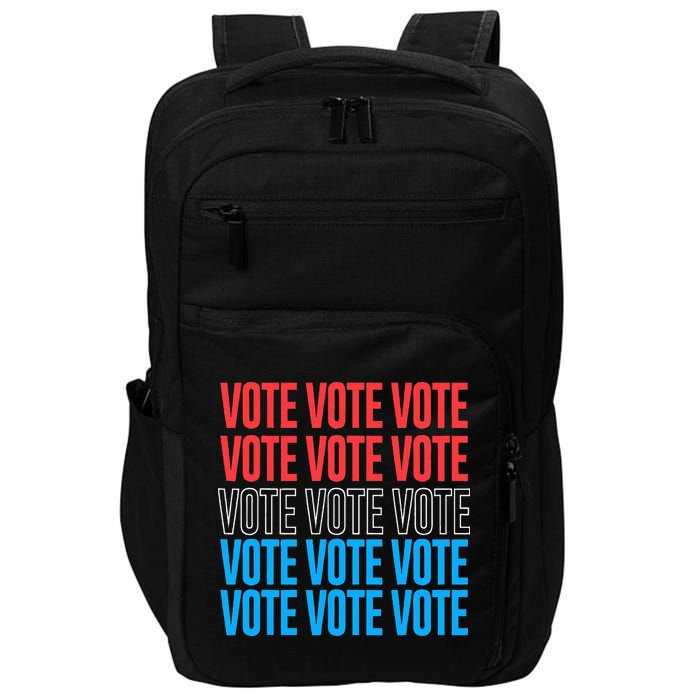 Vote Retro Style Vote 2024 Election Impact Tech Backpack
