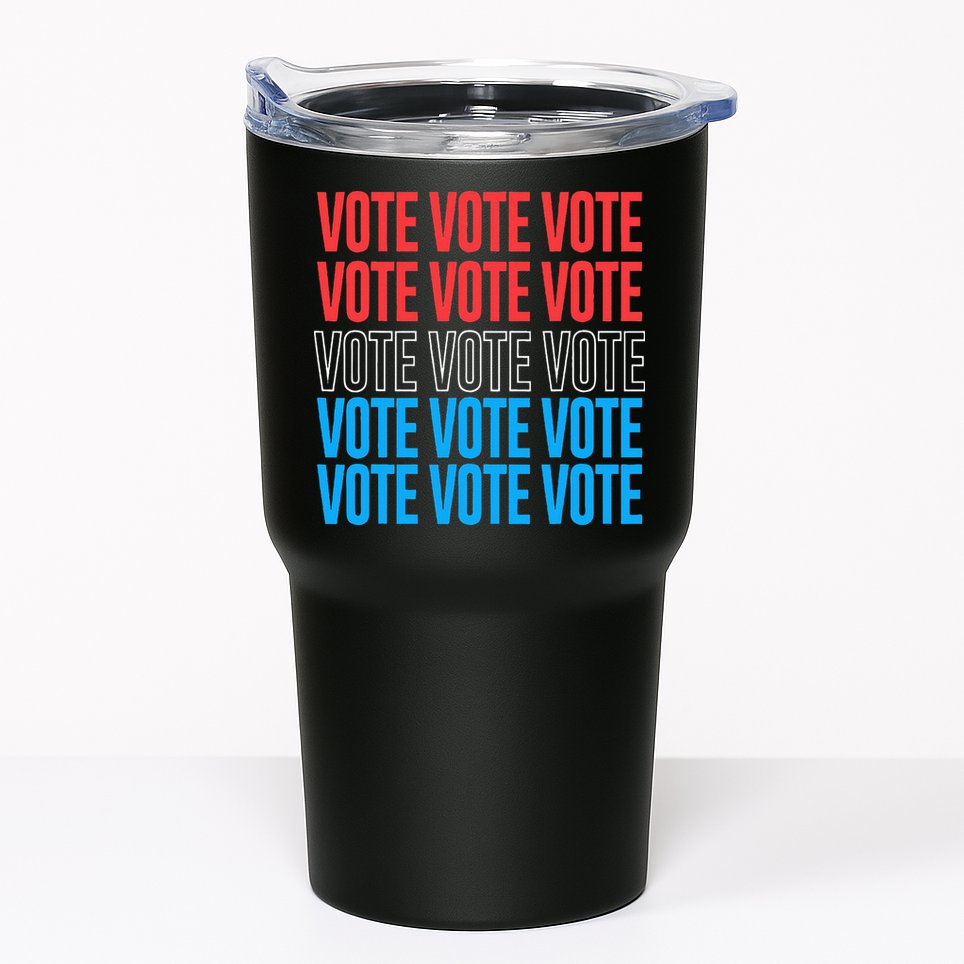 Vote Retro Style Vote 2024 Election Tumbler