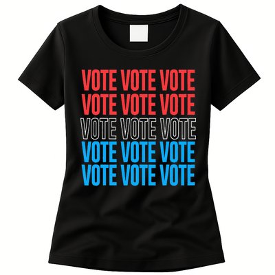 Vote Retro Style Vote 2024 Election Womens T-Shirt