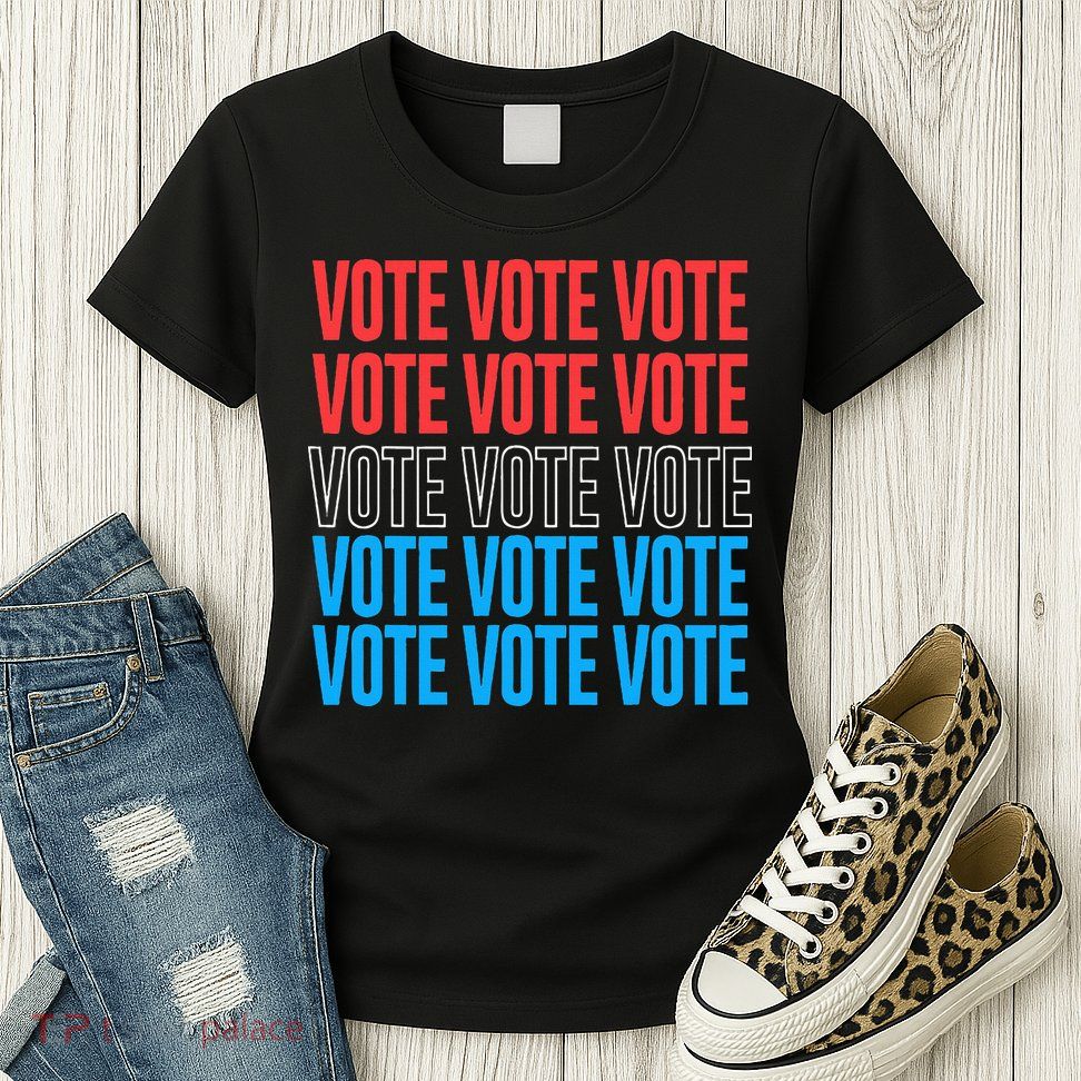 Vote Retro Style Vote 2024 Election Womens T-Shirt