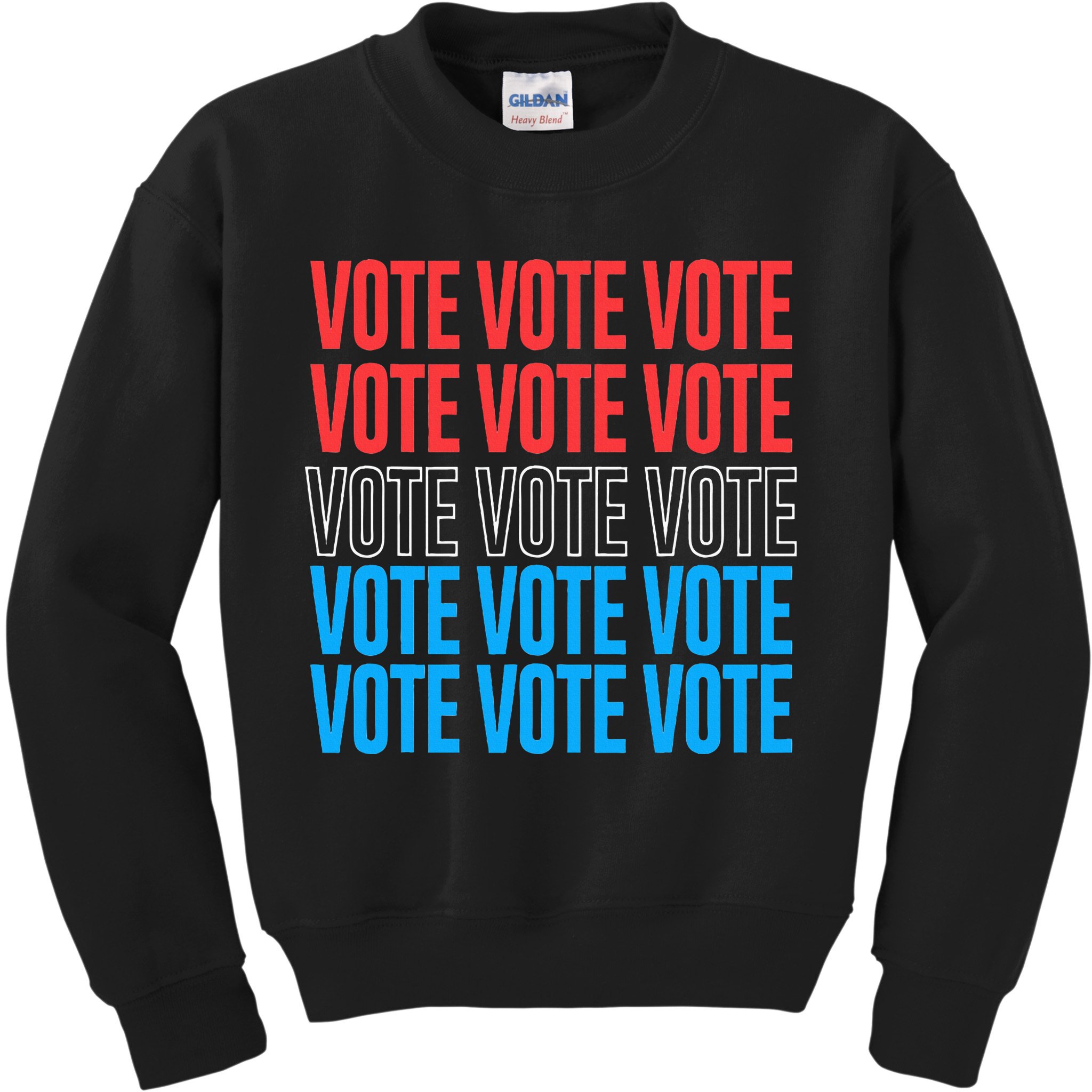 Vote Retro Style Vote 2024 Election Kids Sweatshirt