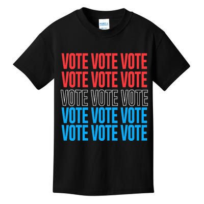 Vote Retro Style Vote 2024 Election Kids T-Shirt