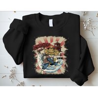 Vintage Retro Samurai Cat Neko Sweatshirt