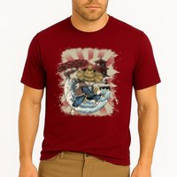 Vintage Retro Samurai Cat Neko Performance Shirt