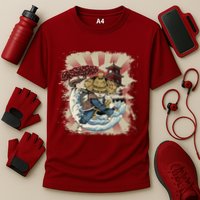 Vintage Retro Samurai Cat Neko Performance Shirt
