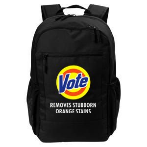 Vote Removes Stubborn Orange Stains Funny Anti Trump Daily Commute Backpack