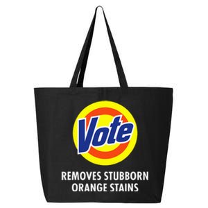 Vote Removes Stubborn Orange Stains Funny Anti Trump 25L Jumbo Tote