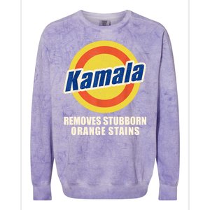 Vote Remove Stubborn Orange Stains Harris Kamala Harris Ryan Reynolds Colorblast Crewneck Sweatshirt