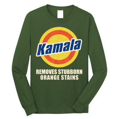 Vote Remove Stubborn Orange Stains Harris Kamala Harris Ryan Reynolds Long Sleeve Shirt