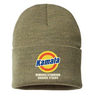 Vote Remove Stubborn Orange Stains Harris Kamala Harris Ryan Reynolds Sustainable Knit Beanie