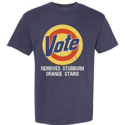 Vote Remove Stubborn Orange Stains Kamala Harris Lady Cat Garment-Dyed Heavyweight T-Shirt