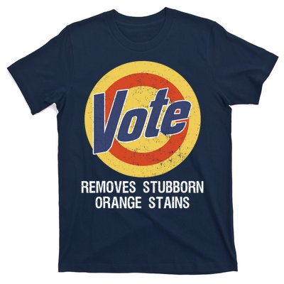 Vote Remove Stubborn Orange Stains Kamala Harris Lady Cat T-Shirt