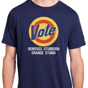 Vote Remove Stubborn Orange Stains Kamala Harris Lady Cat Adult ChromaSoft Performance T-Shirt