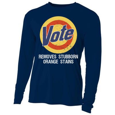 Vote Remove Stubborn Orange Stains Kamala Harris Lady Cat Cooling Performance Long Sleeve Crew