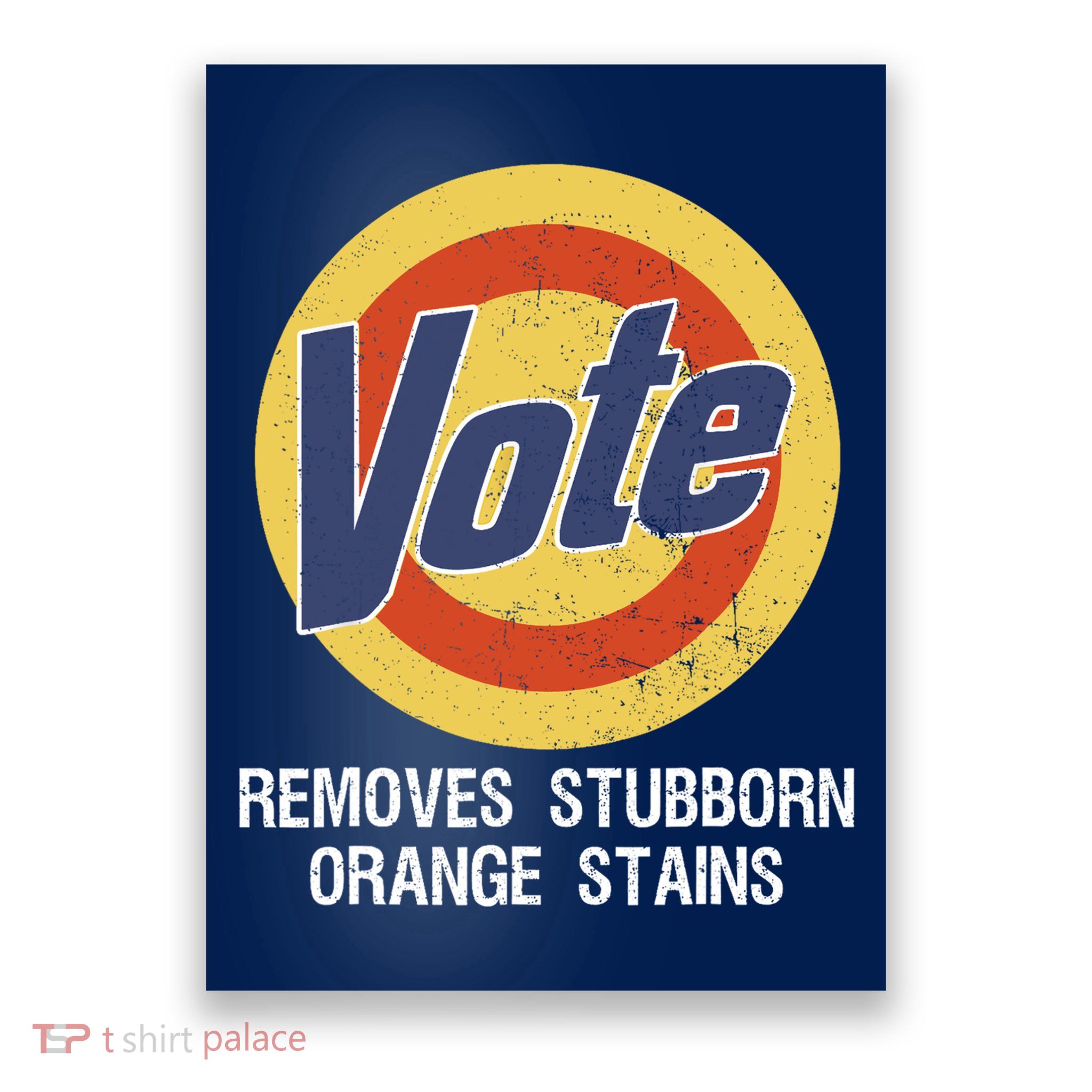 Vote Remove Stubborn Orange Stains Kamala Harris Lady Cat Poster