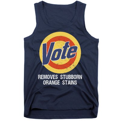 Vote Remove Stubborn Orange Stains Kamala Harris Lady Cat Tank Top