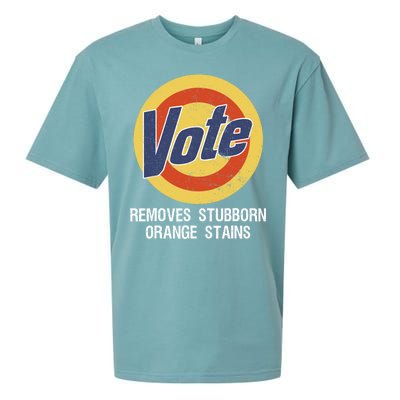 Vote Remove Stubborn Orange Stains Kamala Harris Lady Cat Sueded Cloud Jersey T-Shirt