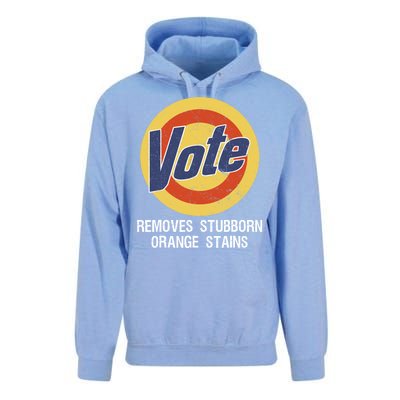 Vote Remove Stubborn Orange Stains Kamala Harris Lady Cat Unisex Surf Hoodie