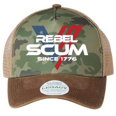 Vivek2024 Rebel Scum Since 1776 Legacy Tie Dye Trucker Hat